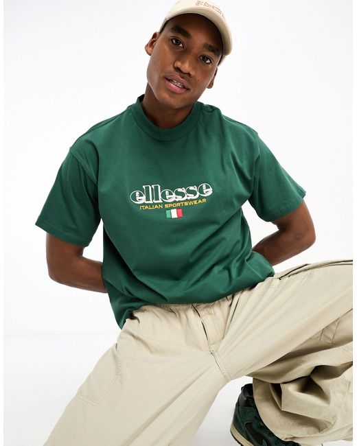 Ellesse – vought – t-shirt in Green für Herren