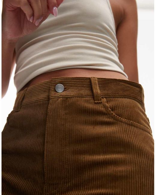 & Other Stories Broek Van Corduroy Met Wijde Pijpen En 5 Zakken in het Brown