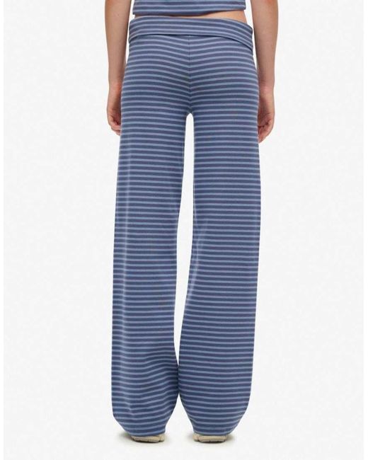 Superdry Blue Athletic Essentials Fold Over Joggers