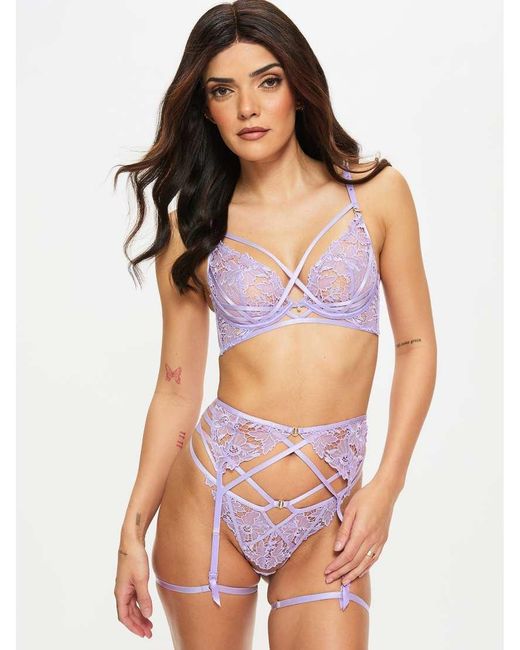 Ann Summers Purple Untold Desire Non Padded Plunge Bra