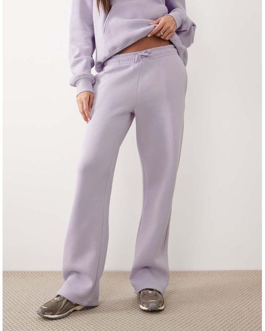 Gina Tricot Purple Co-ord Loose Fit Straight Leg joggers
