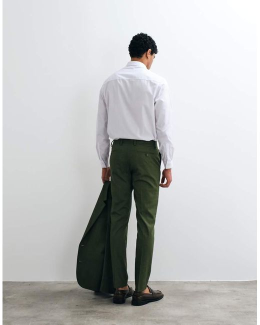 ASOS Green Skinny Suit Trousers for men