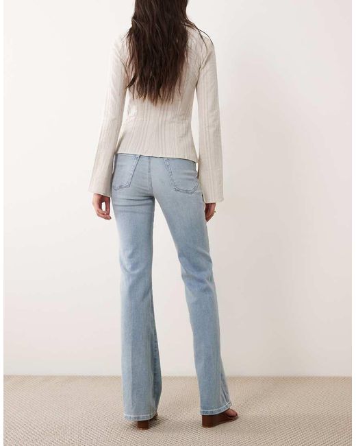 GOOD AMERICAN Blue Good Waist Soft Tech Good Classic Bootcut Jeans