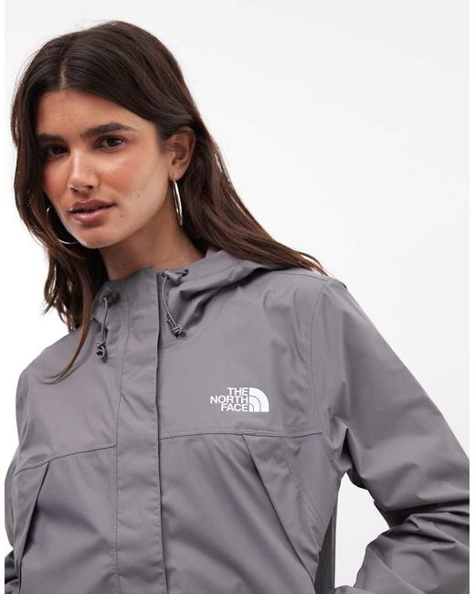 The North Face Gray Antora Rain Jacket