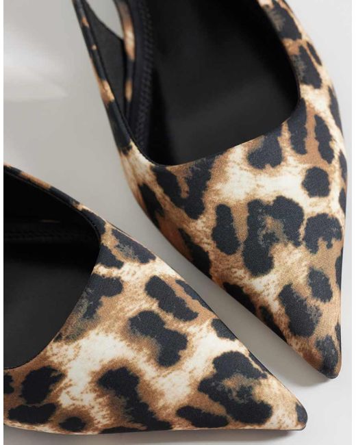 ASOS White Signature Kitten-heeled Shoes