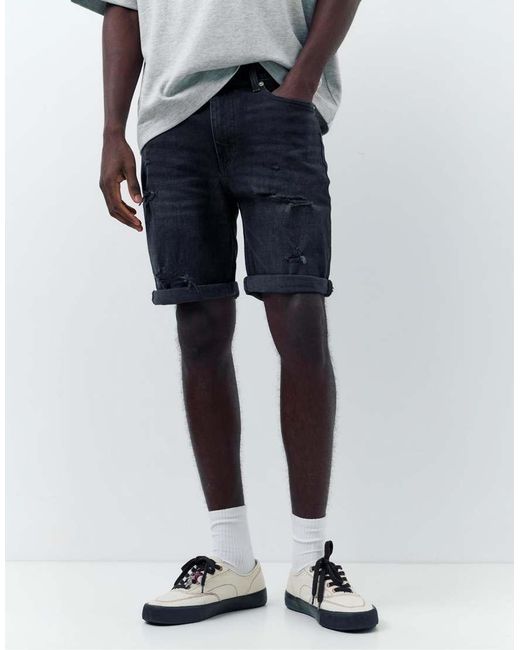 Pantaloncini di Pull&Bear in White da Uomo