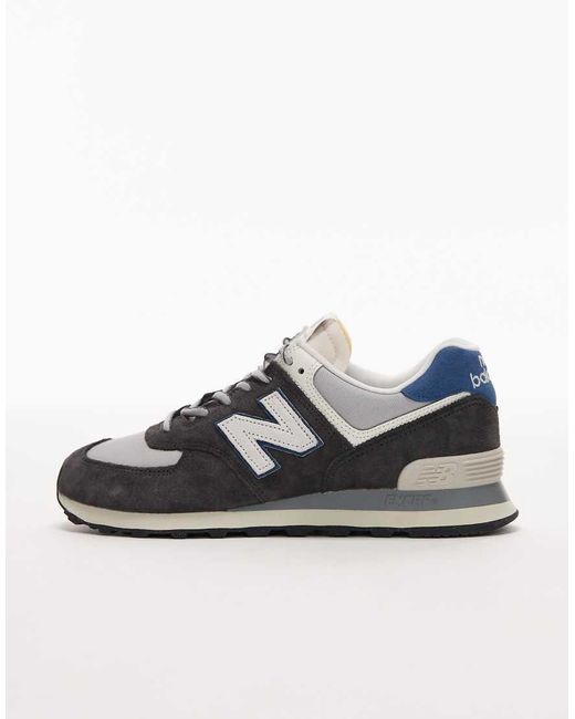 New Balance Black 574 Unisex Trainers