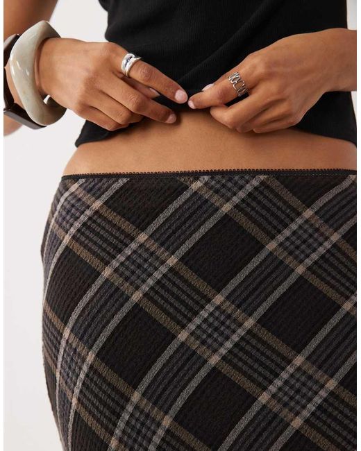 Mango White Midi Skirt