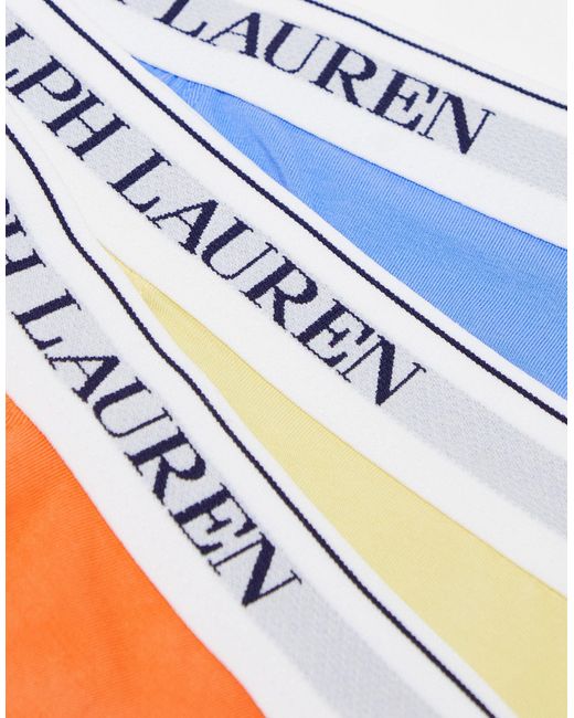 Polo Ralph Lauren – 3er-pack unterhosen in Orange für Herren
