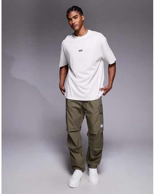 HUGO White Nalono T-Shirt for men