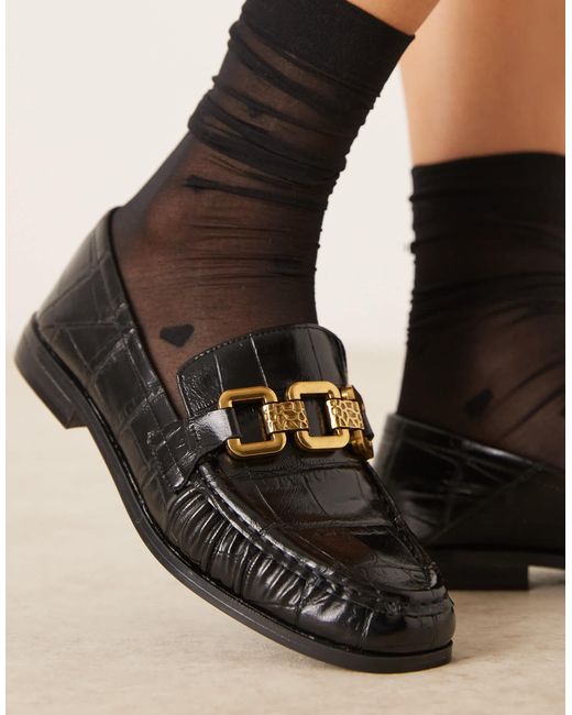 ASOS Black – melrose – loafer
