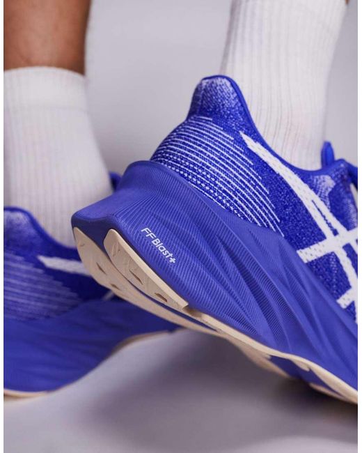 Asics Blue Dynablast Running Trainers for men