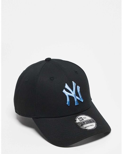 KTZ Blue Ny Yankees 9forty Ombre Logo Cap