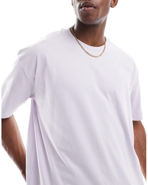 ASOS – basic-t-shirt in White für Herren