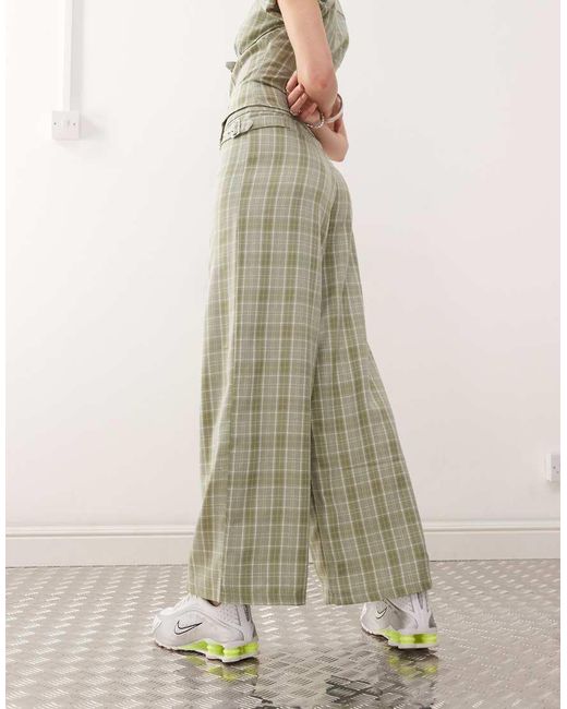 Collusion Natural Y2k Tailored Trousers