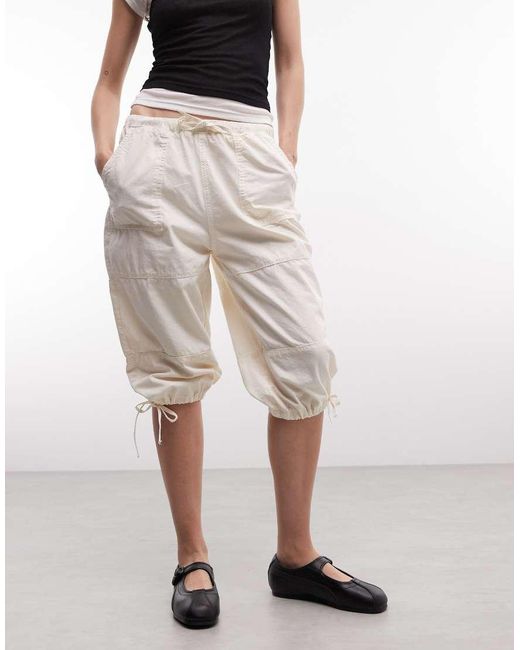 Collusion White Cargo Jort