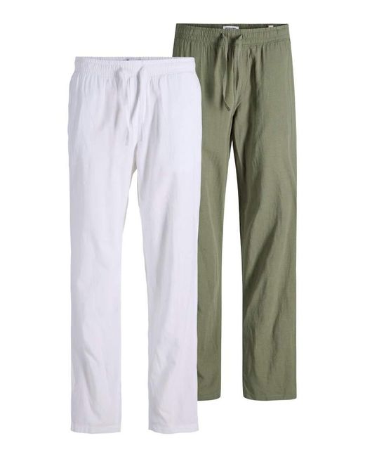 Jack & Jones Chino's in het White voor heren