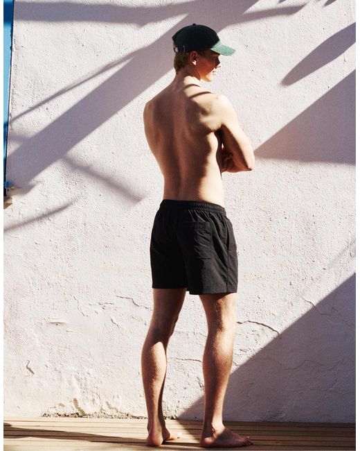 Short Pull&Bear pour homme en coloris Black