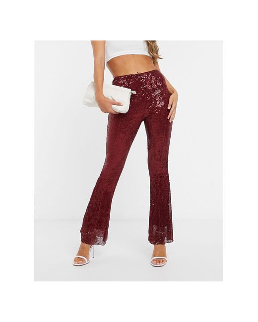 club l sequin trousers
