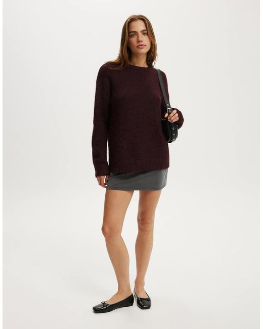 Cotton On Multicolor Luxe Crew Sweater