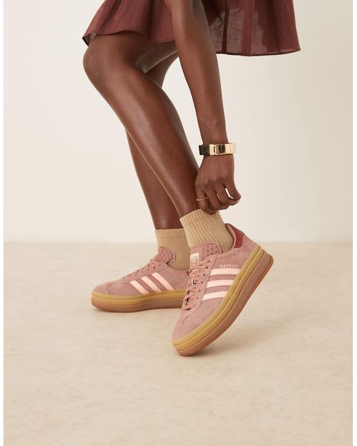 Adidas Originals Brown – gazelle bold – sneaker