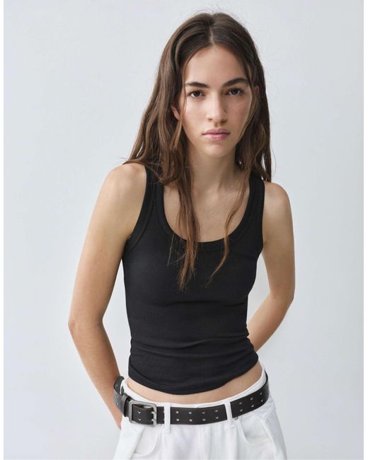 Débardeur classique Pull&Bear en coloris Black