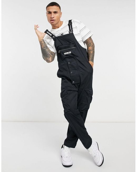 Nike Cotton City Made Pack Woven Dungarees in Black for Men | Lyst Australia