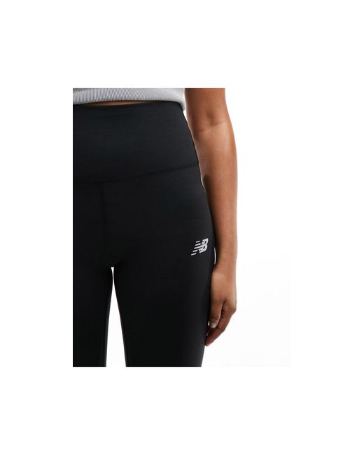 Harmony - leggings da 27" a vita alta neri di New Balance in Black