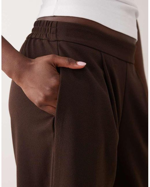 Vila Multicolor Wide Leg Pleated Trousers