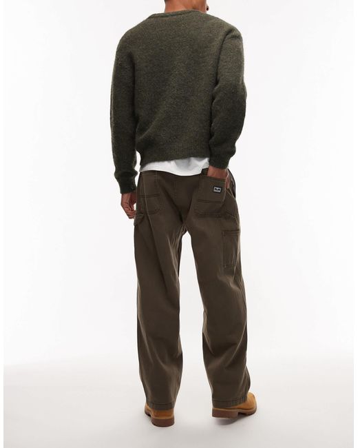 Obey – bigwig – carpenter-jeans in Brown für Herren