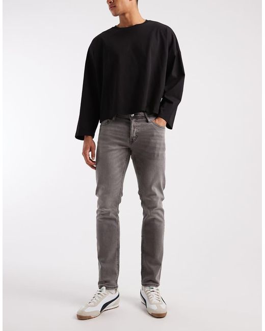 Jack & Jones Black Glenn Slim Jeans for men