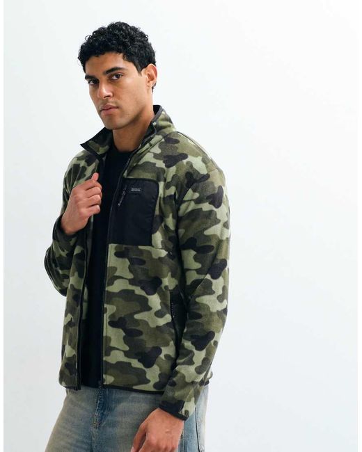 Regatta Green Frankie Full Zip Fleece Fleece for men