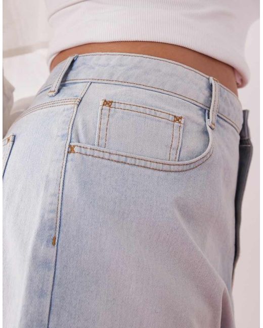 Collusion Pink Plus Denim Loose Shorts