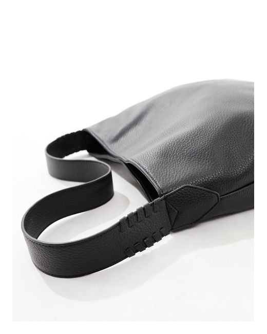 Sac porté épaule souple oversize Accessorize en coloris Black
