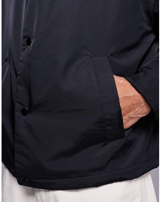 Giacca Coach Oversize Squadrata Nera di ASOS in Blue da Uomo