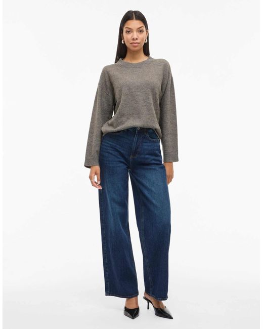Vila Blue – oversize-strickpullover