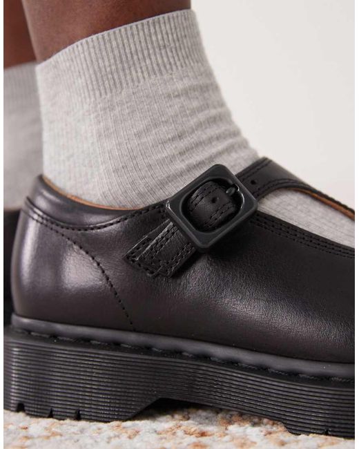 Dr. Martens Black Rejena Mary Jane Shoes