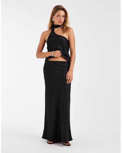 Jupe longue ONLY en coloris Black