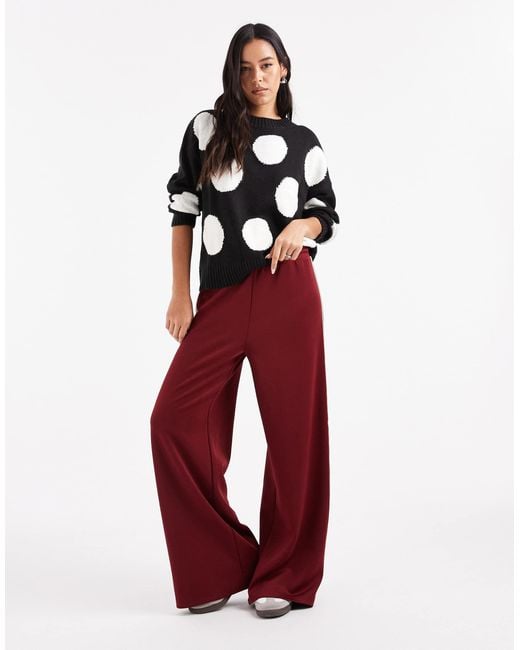 Wednesday's Girl Red Wednesdays Girl Polka Dot Jumper