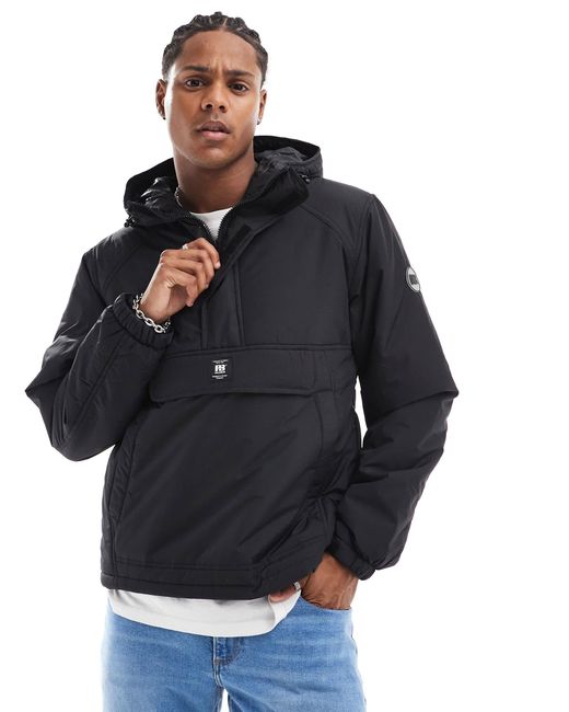 Pull&Bear – e, wattierte schlupfjacke in Blue für Herren