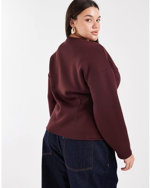 ONLY Red – strukturierte strickjacke