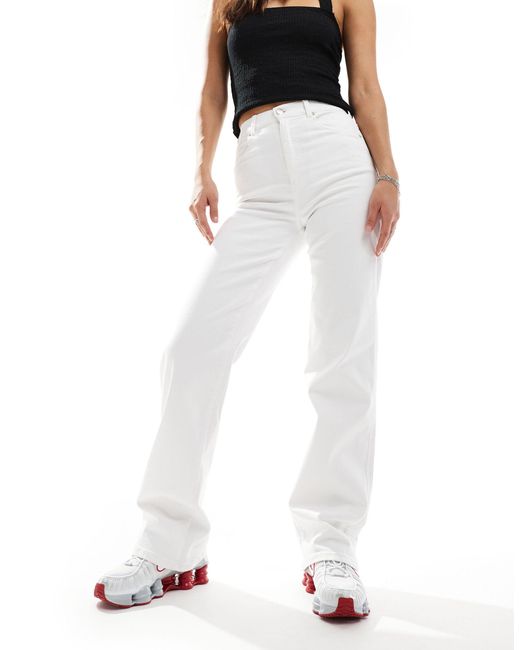 Moxy - jean droit - délavé Dr. Denim en coloris White