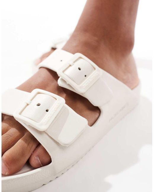 Jack & Jones White Strap Sandal for men