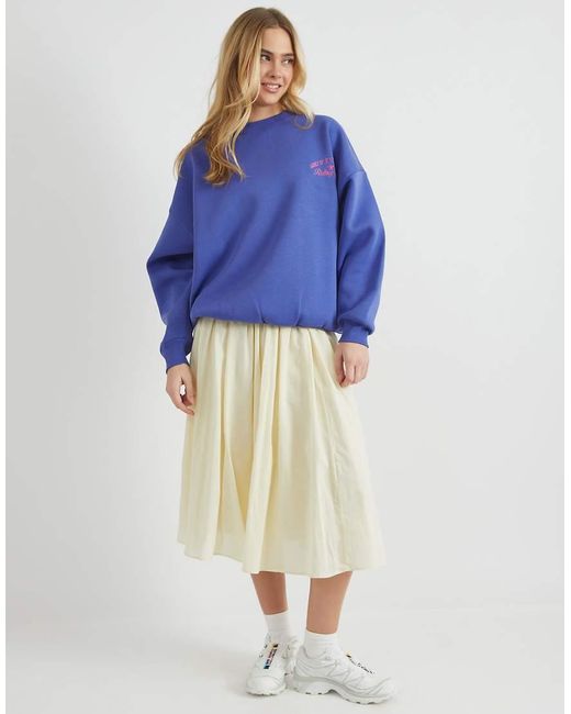 Skinnydip London Blue London Wanted Cowboys Sweatshirt