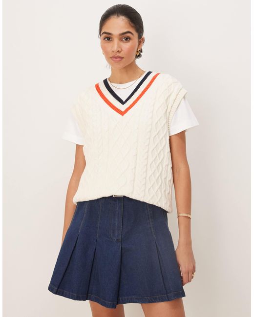 Gant White – strickpullunder