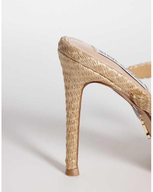 Steve Madden White Saturn Heeled Sandal
