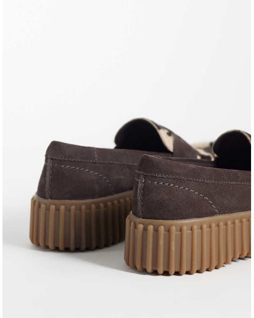 Clarks Brown Torhill Penny Shoes