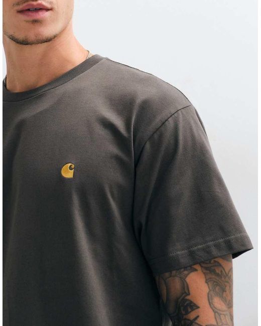 Carhartt Gray Chase T-shirt for men