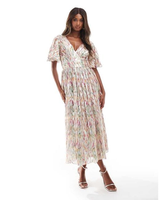 パーティードレス Lyndsy Flutter Sleeve Cutout Embroidered Maxi Dress XL_p0175750786.jpg
