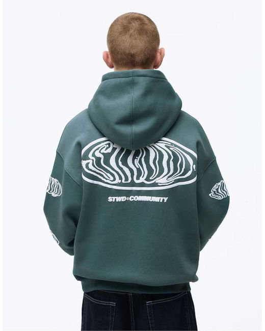 Stwd Community di Pull&Bear in Gray da Uomo